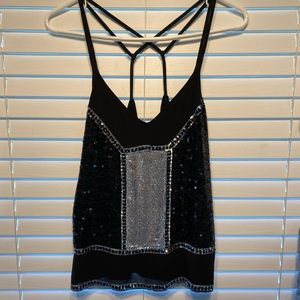 Express strappy top with sequin